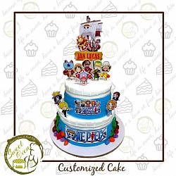 8x3, 6x3 inches P2500.00 (with 12 pcs cupcakes)