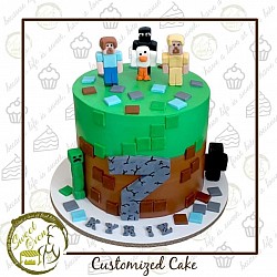 8x6 inches 4200.00 (free 12 cupcakes)