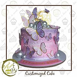 8x6 inches 2800.00 (free 12 cupcakes)