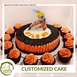 8x3 inches 1700.00 with cupcakes