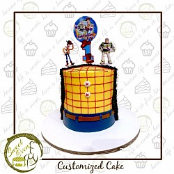 6x6 inches 1800.00 (free 12 cupcakes)