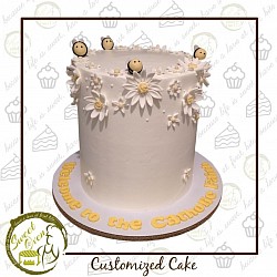 6x6 inches P2500.00 (free 12 pcs cupcakes)