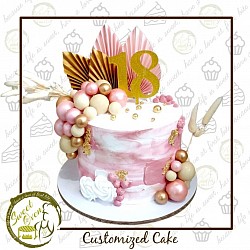 8x6 inches P3800.00 (free 12 pcs cupcakes)