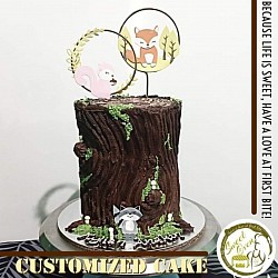 6x6 inches 2000.00 (free 12 pcs cupcakes)