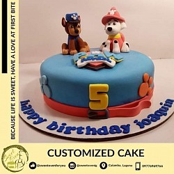 8x3 inches 4000.00 (free 12 pcs cupcakes)