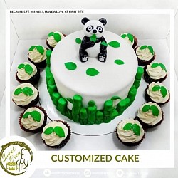 8x6 inches 4800.00 (free 12 pcs cupcakes)