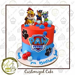 8x6 inches 2800.00 (free 12 pcs cupcakes)