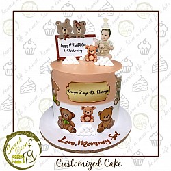 8x6 inches 2500.00 (free 12 pcs cupcakes)