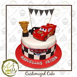 8x3 inches 3200.00 (free 12 cupcakes)