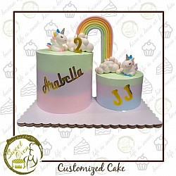 8x6 & 6x3 inches P5500.00 free 12 pcs cupcakes